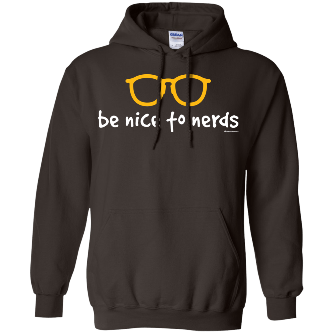 Sweatshirts Dark Chocolate / Small Be Nice To Nerds Pullover Hoodie