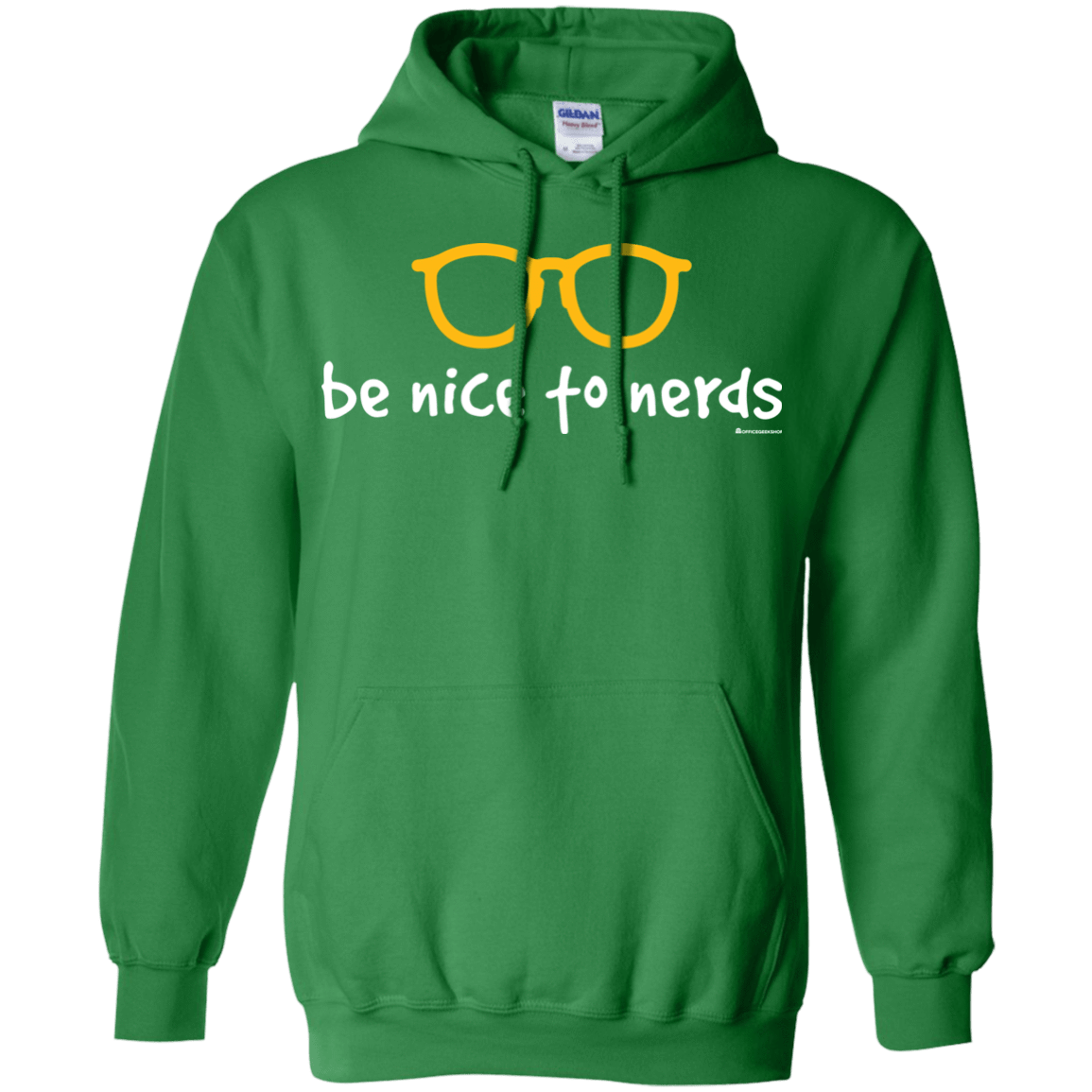 Sweatshirts Irish Green / Small Be Nice To Nerds Pullover Hoodie
