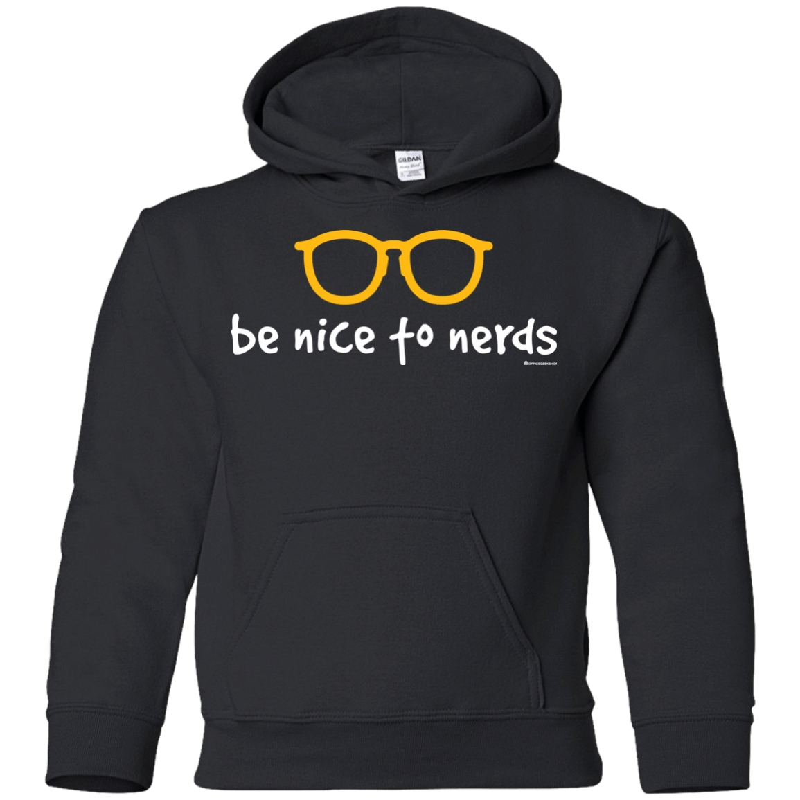 Sweatshirts Black / YS Be Nice To Nerds Youth Hoodie