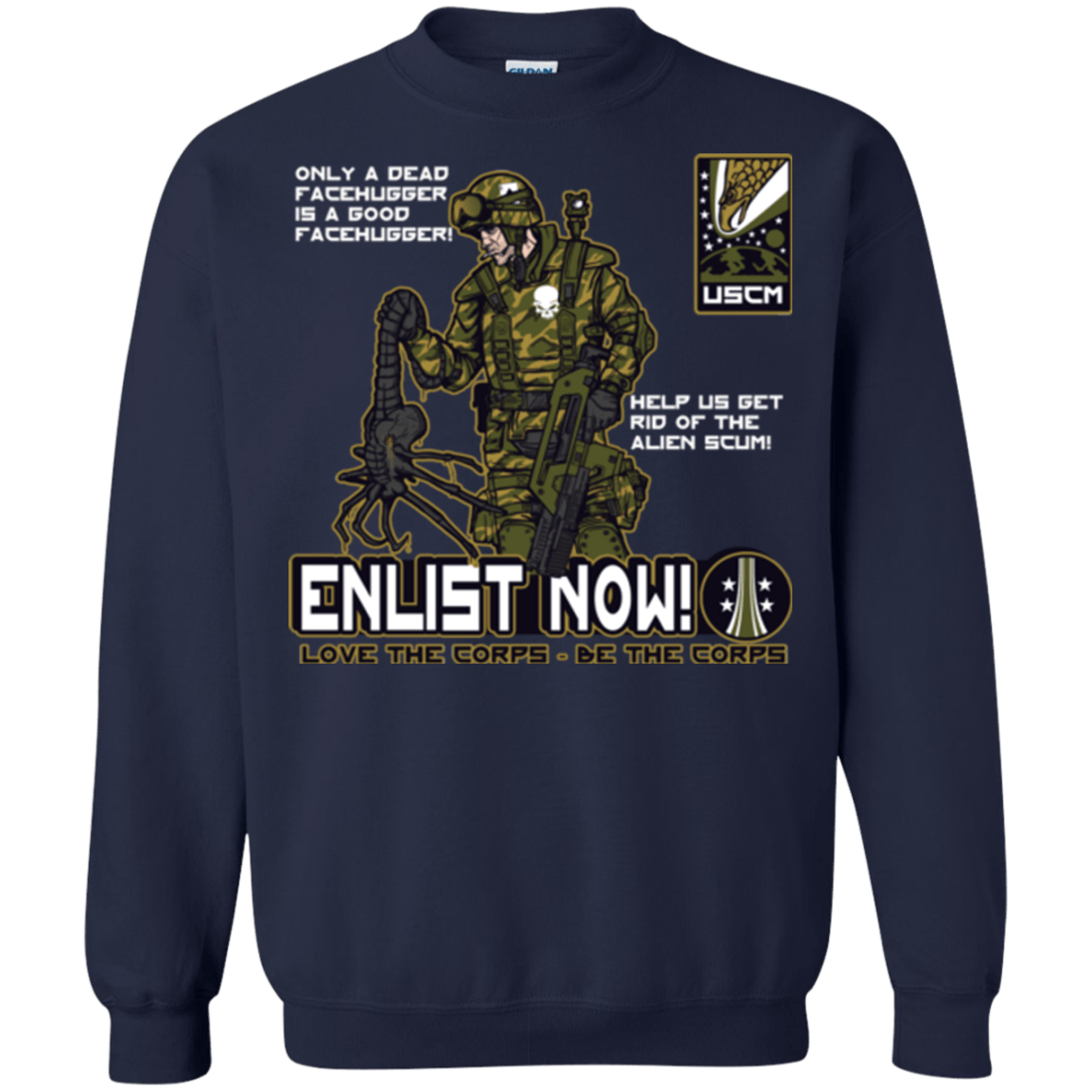 Sweatshirts Navy / Small Be The Corps Crewneck Sweatshirt