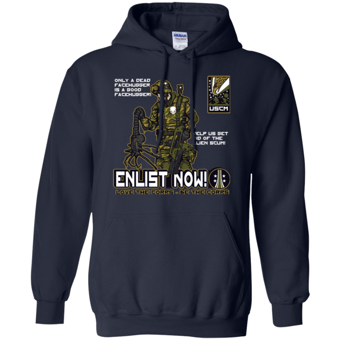 Sweatshirts Navy / Small Be The Corps Pullover Hoodie