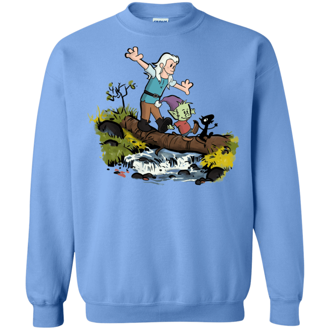 Sweatshirts Carolina Blue / S Bean and Elfo Crewneck Sweatshirt