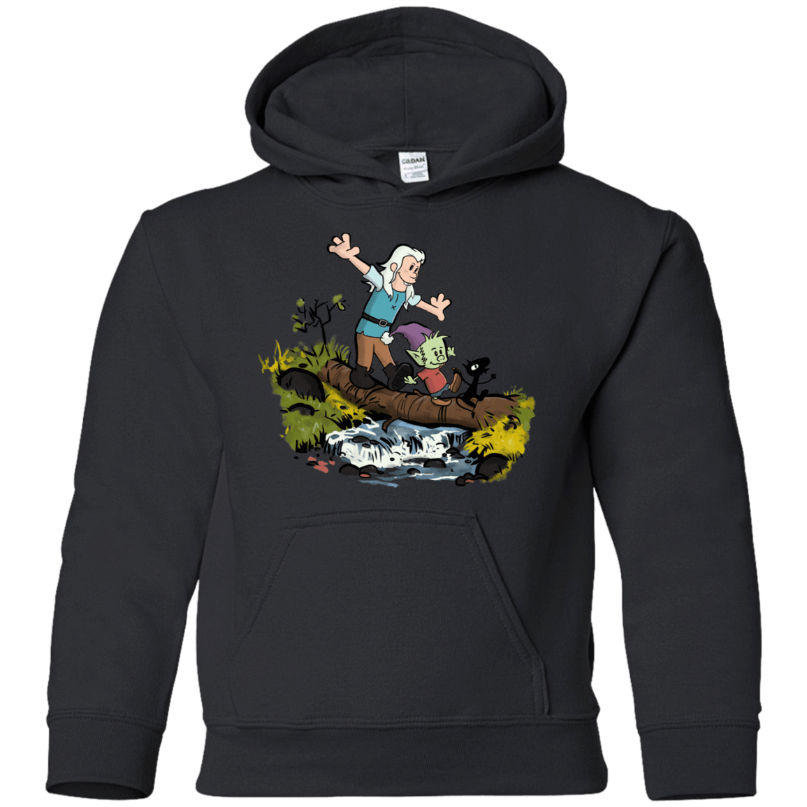 Sweatshirts Black / YS Bean and Elfo Youth Hoodie