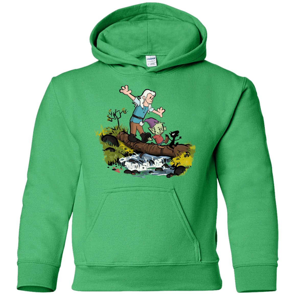 Sweatshirts Irish Green / YS Bean and Elfo Youth Hoodie