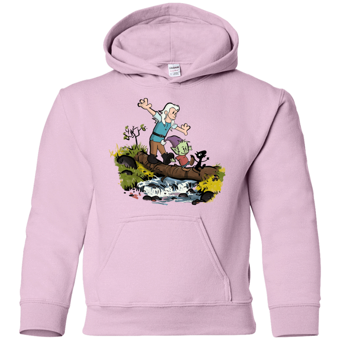 Sweatshirts Light Pink / YS Bean and Elfo Youth Hoodie