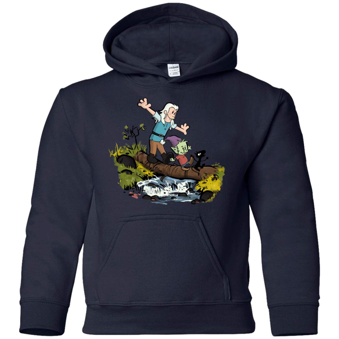 Sweatshirts Navy / YS Bean and Elfo Youth Hoodie