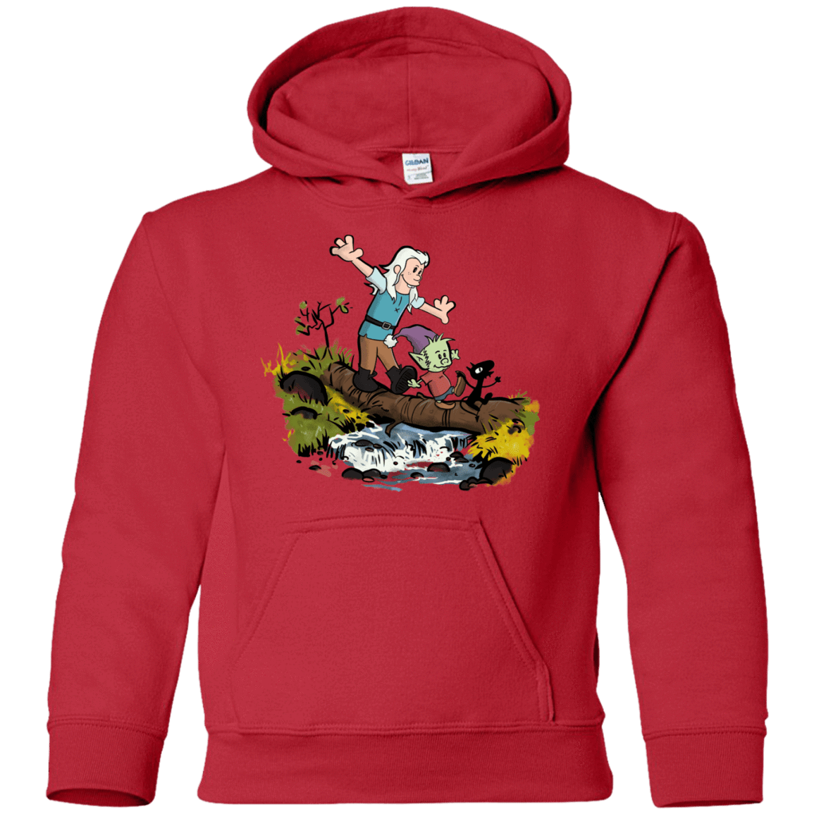 Sweatshirts Red / YS Bean and Elfo Youth Hoodie