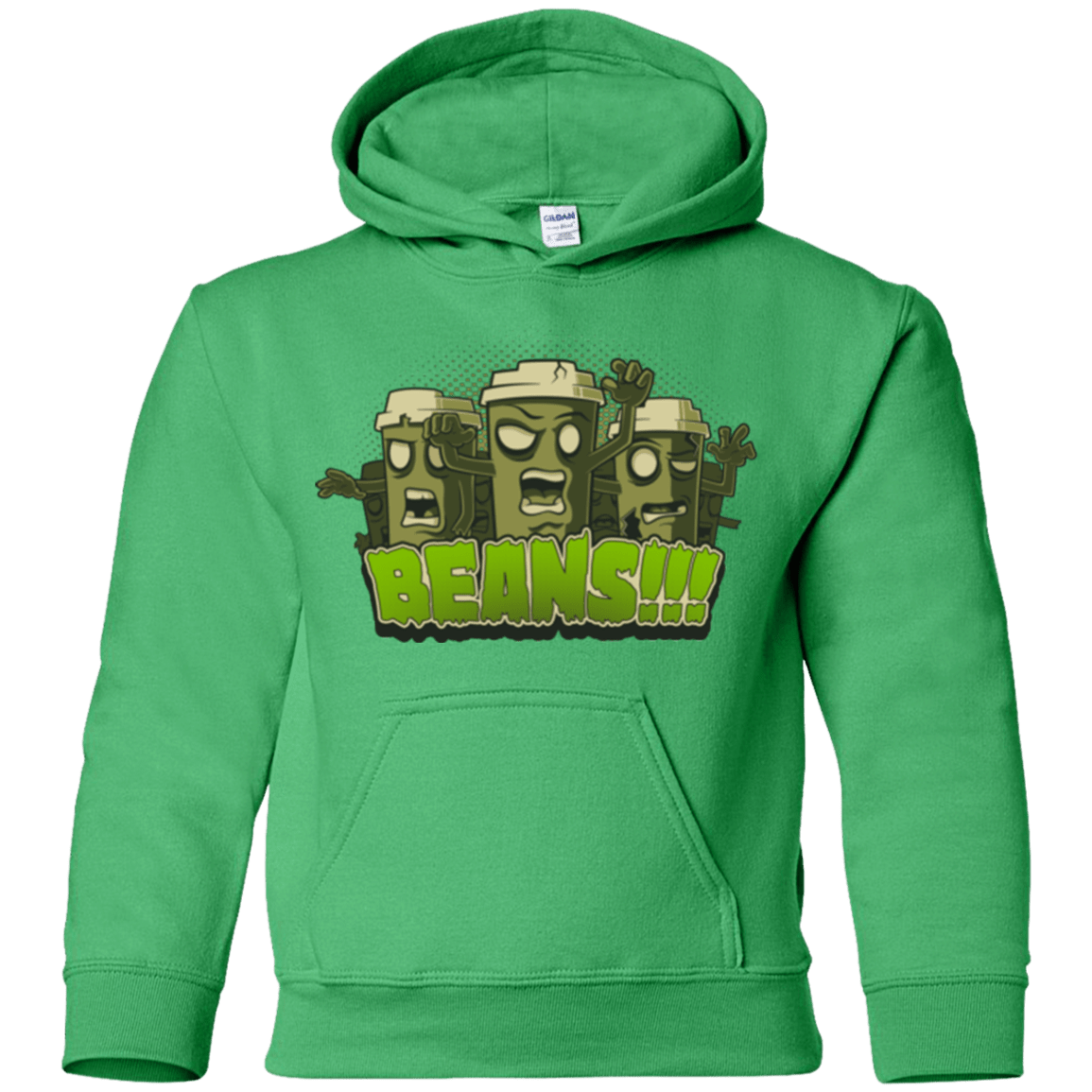 Sweatshirts Irish Green / YS Beans Youth Hoodie