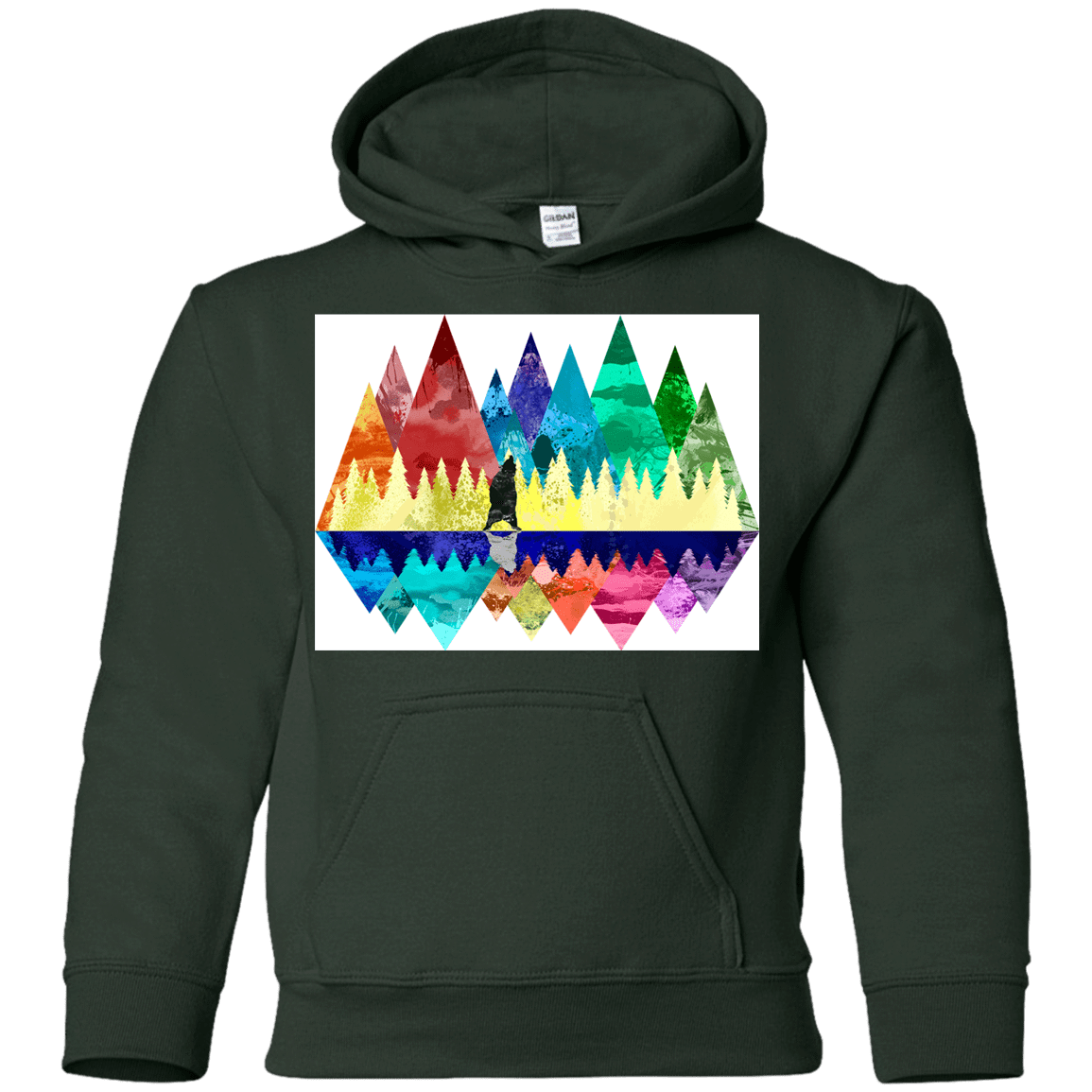 Sweatshirts Forest Green / YS Bear Color Forest Youth Hoodie