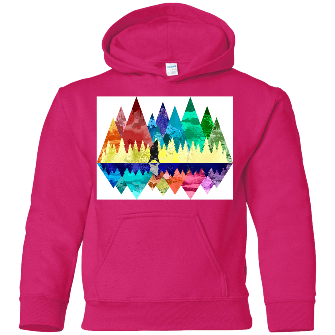 Sweatshirts Heliconia / YS Bear Color Forest Youth Hoodie
