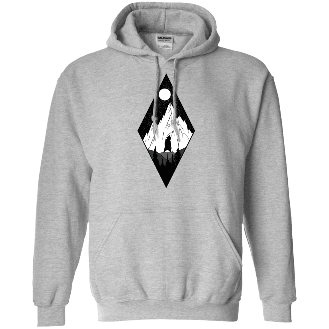 Sweatshirts Sport Grey / S Bear Diamond Pullover Hoodie