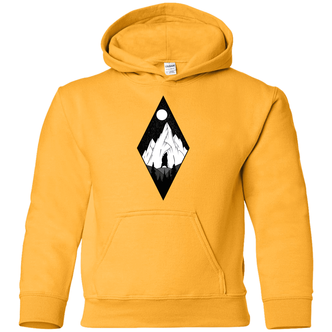 Sweatshirts Gold / YS Bear Diamond Youth Hoodie