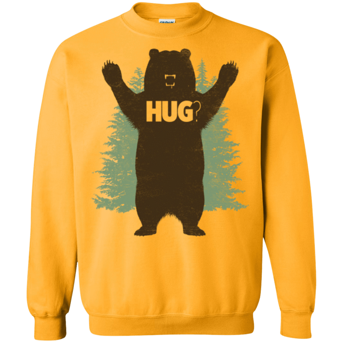 Sweatshirts Gold / Small Bear Hug Crewneck Sweatshirt