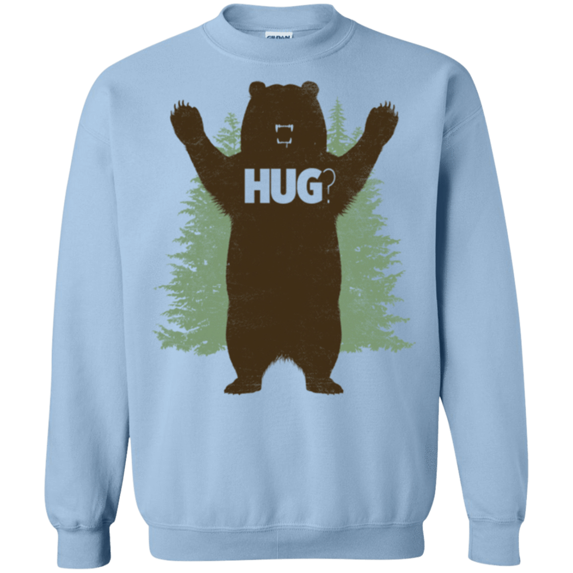 Sweatshirts Light Blue / Small Bear Hug Crewneck Sweatshirt