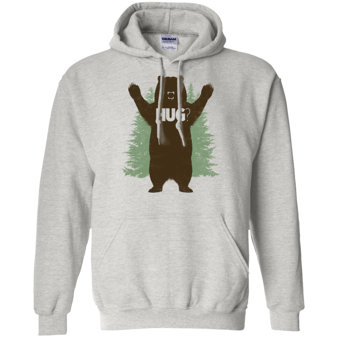 Sweatshirts Ash / Small Bear Hug Pullover Hoodie