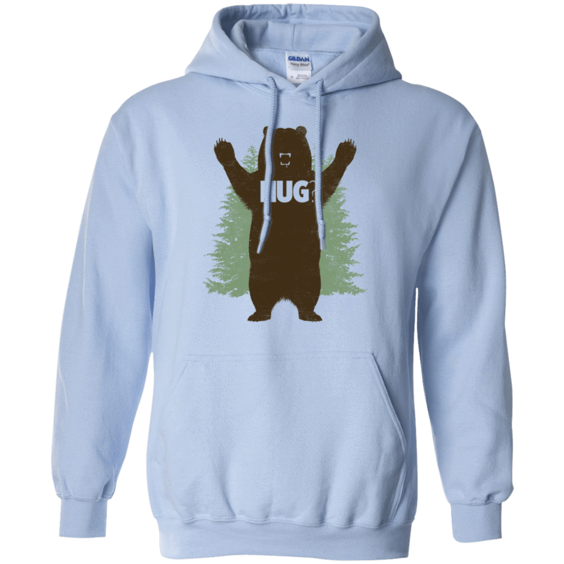 Sweatshirts Light Blue / Small Bear Hug Pullover Hoodie