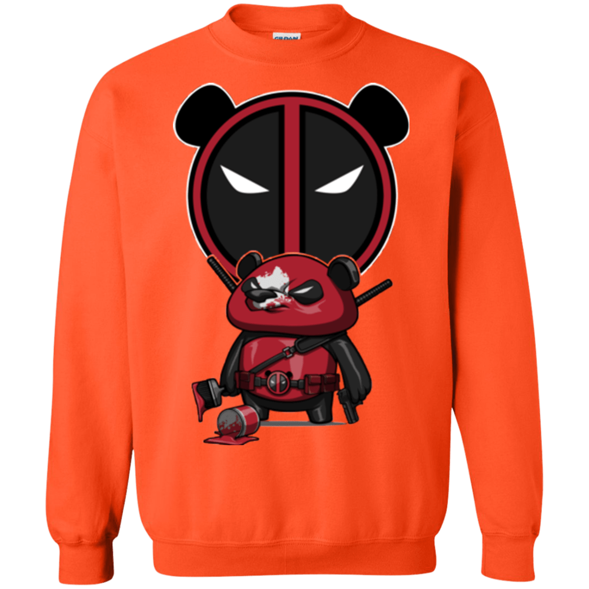 Sweatshirts Orange / Small Bear Pool Crewneck Sweatshirt