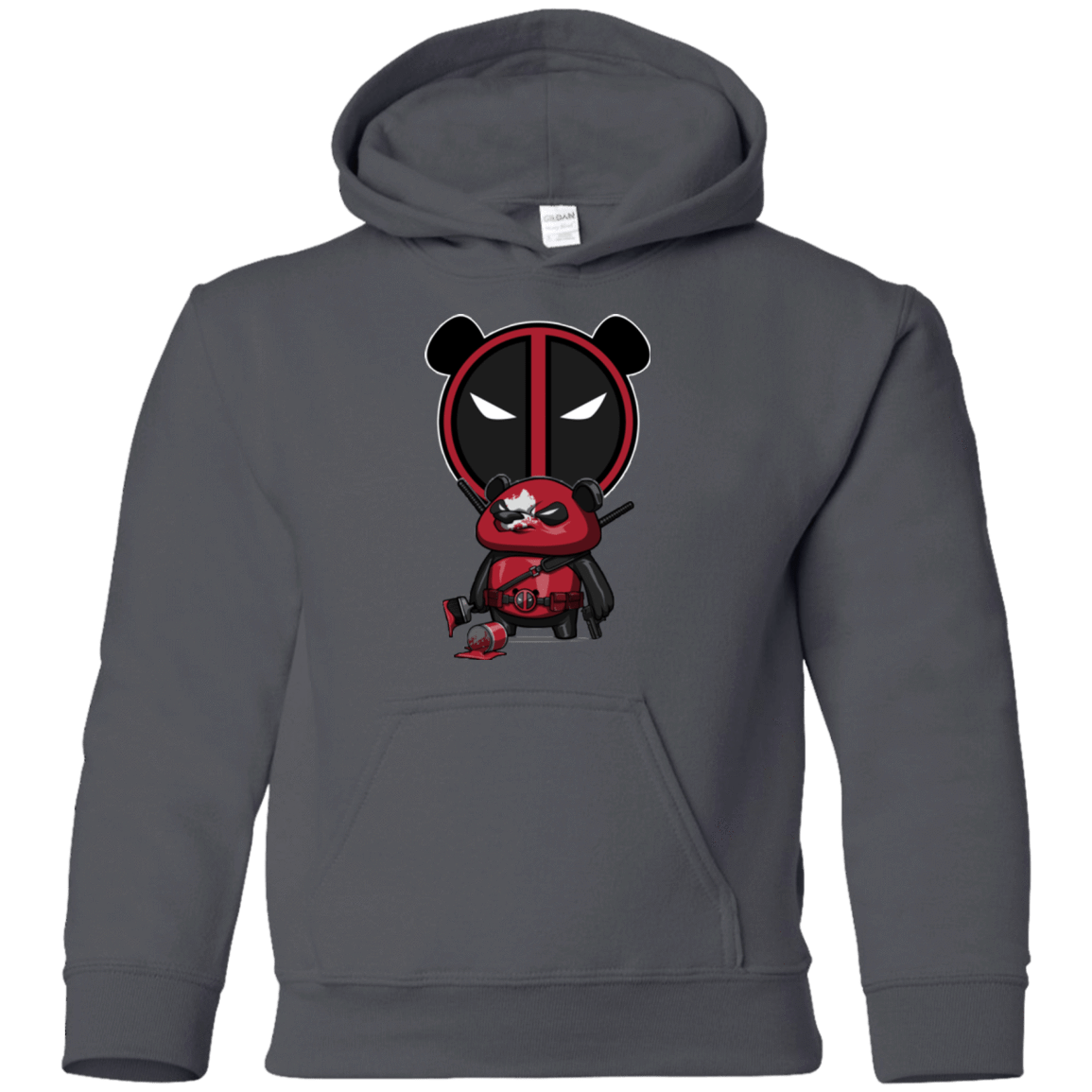 Sweatshirts Charcoal / YS Bear Pool Youth Hoodie