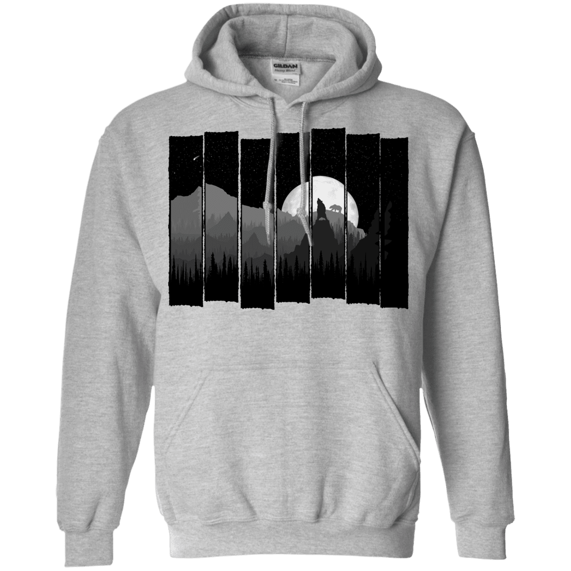 Sweatshirts Sport Grey / S Bear Slats Pullover Hoodie