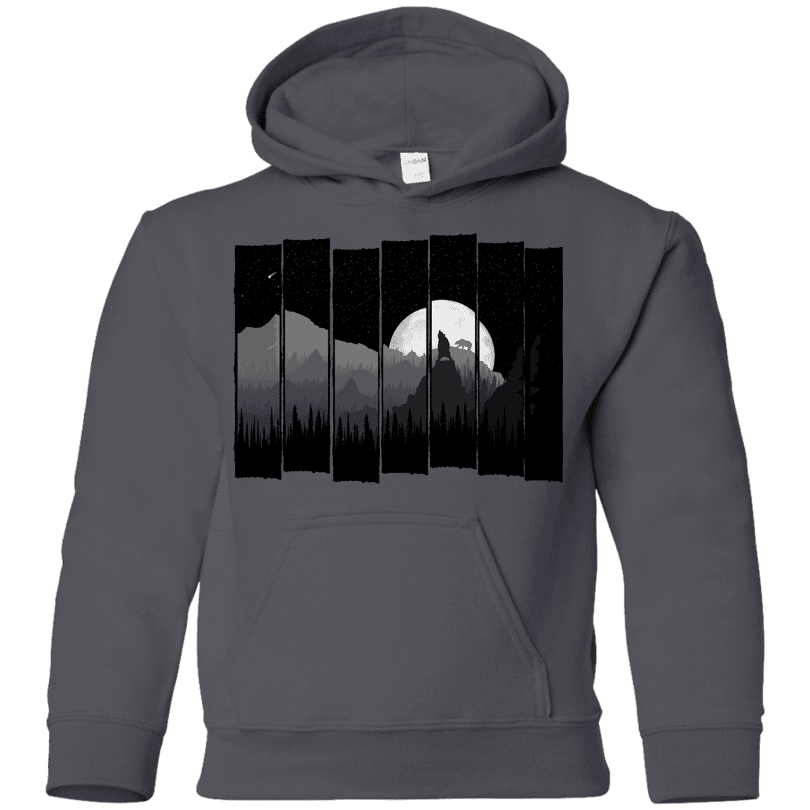 Sweatshirts Charcoal / YS Bear Slats Youth Hoodie