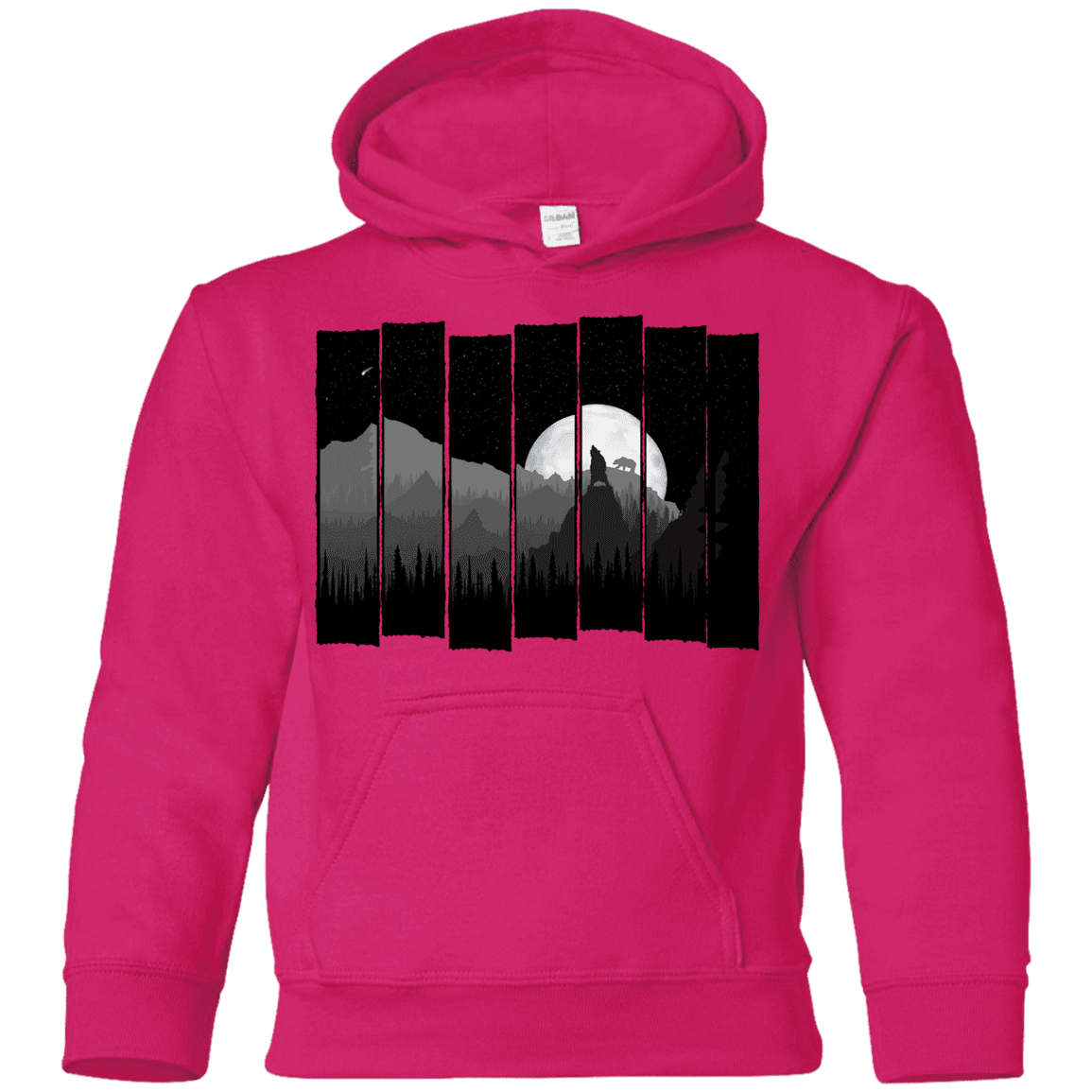 Sweatshirts Heliconia / YS Bear Slats Youth Hoodie