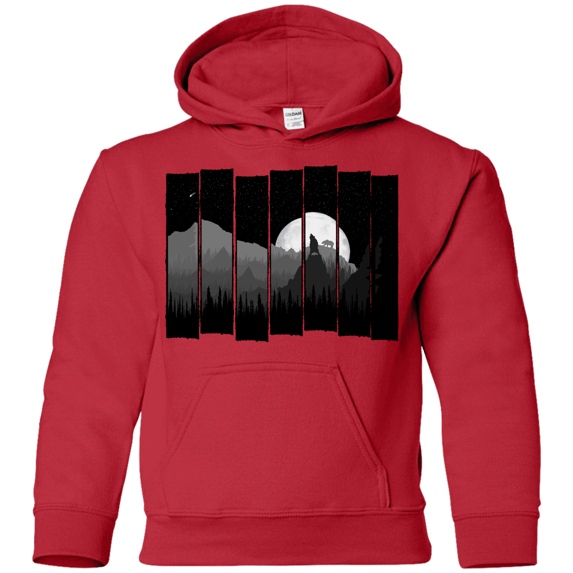 Sweatshirts Red / YS Bear Slats Youth Hoodie