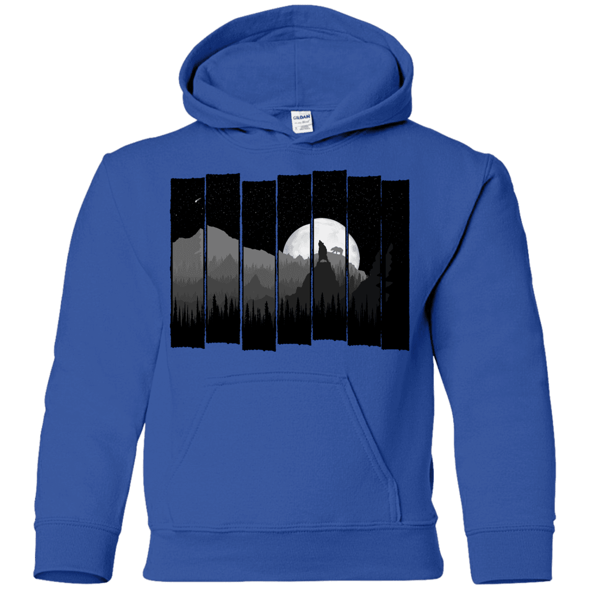 Sweatshirts Royal / YS Bear Slats Youth Hoodie