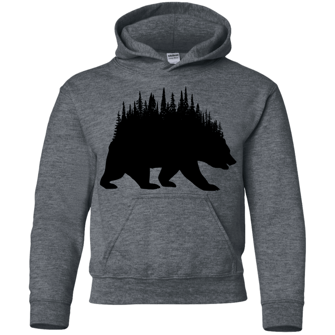 Sweatshirts Dark Heather / YS Bears Home Youth Hoodie