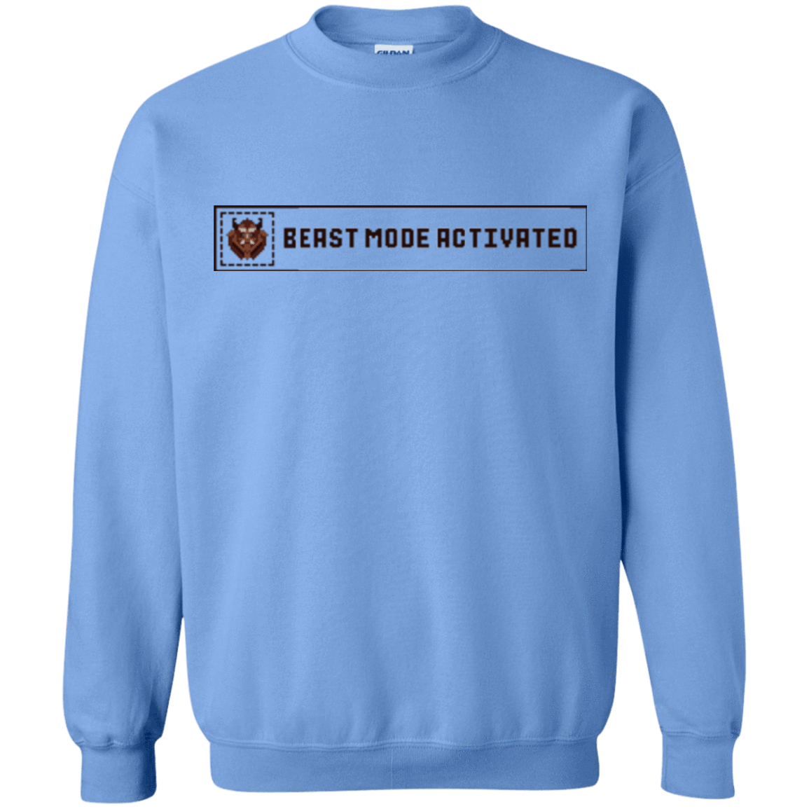 Sweatshirts Carolina Blue / Small Beast Mode Activated Crewneck Sweatshirt