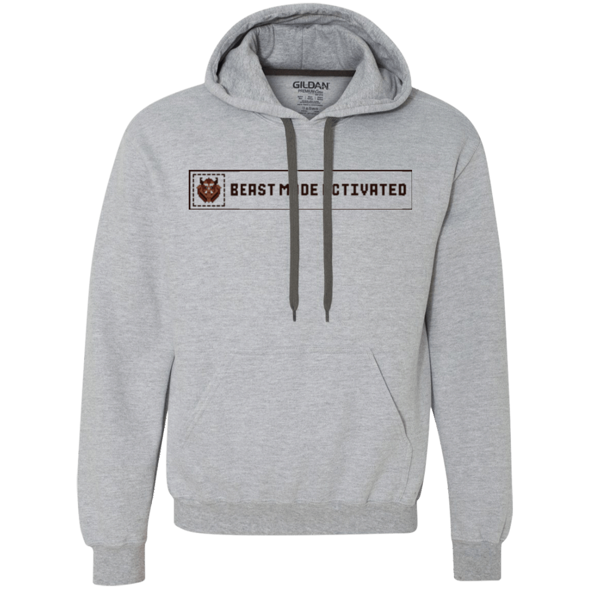 Sweatshirts Sport Grey / Small Beast Mode Activated Premium Fleece Hoodie