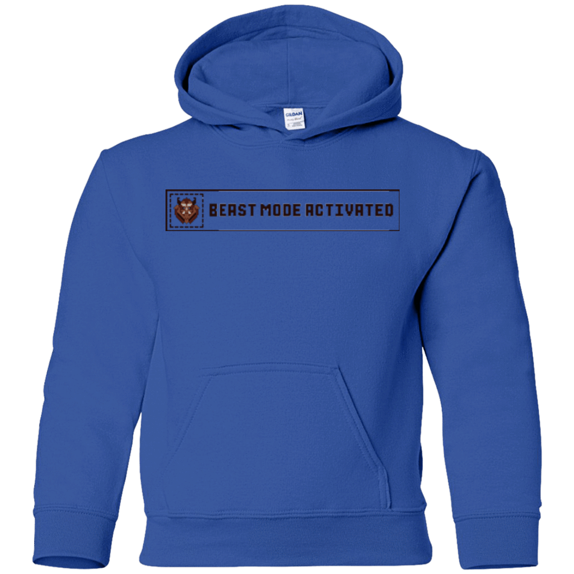 Sweatshirts Royal / YS Beast Mode Activated Youth Hoodie