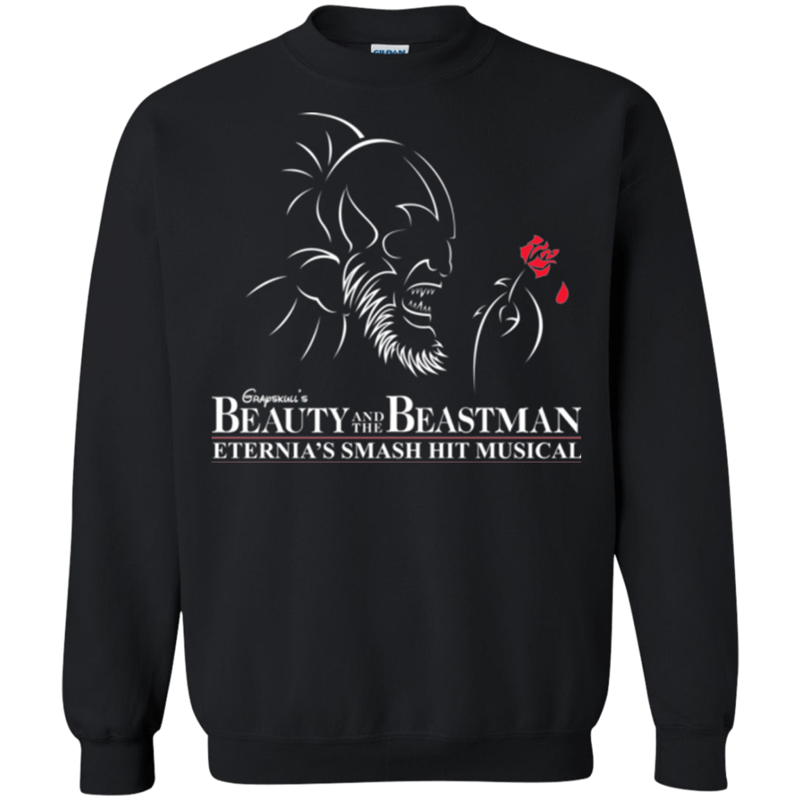 Sweatshirts Black / Small Beauty and the Beastman Crewneck Sweatshirt