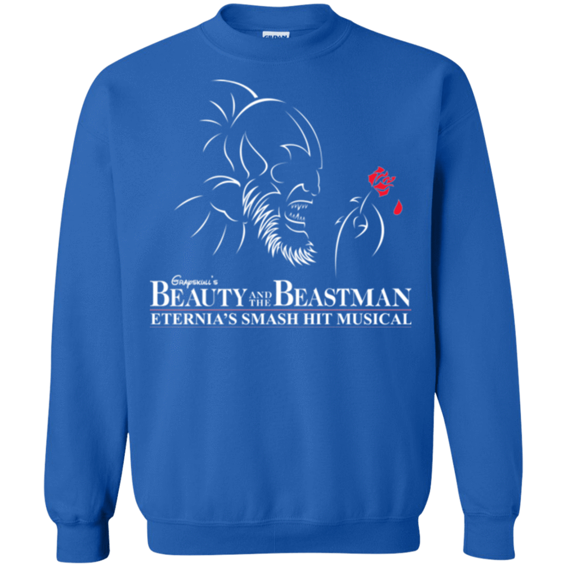Sweatshirts Royal / Small Beauty and the Beastman Crewneck Sweatshirt