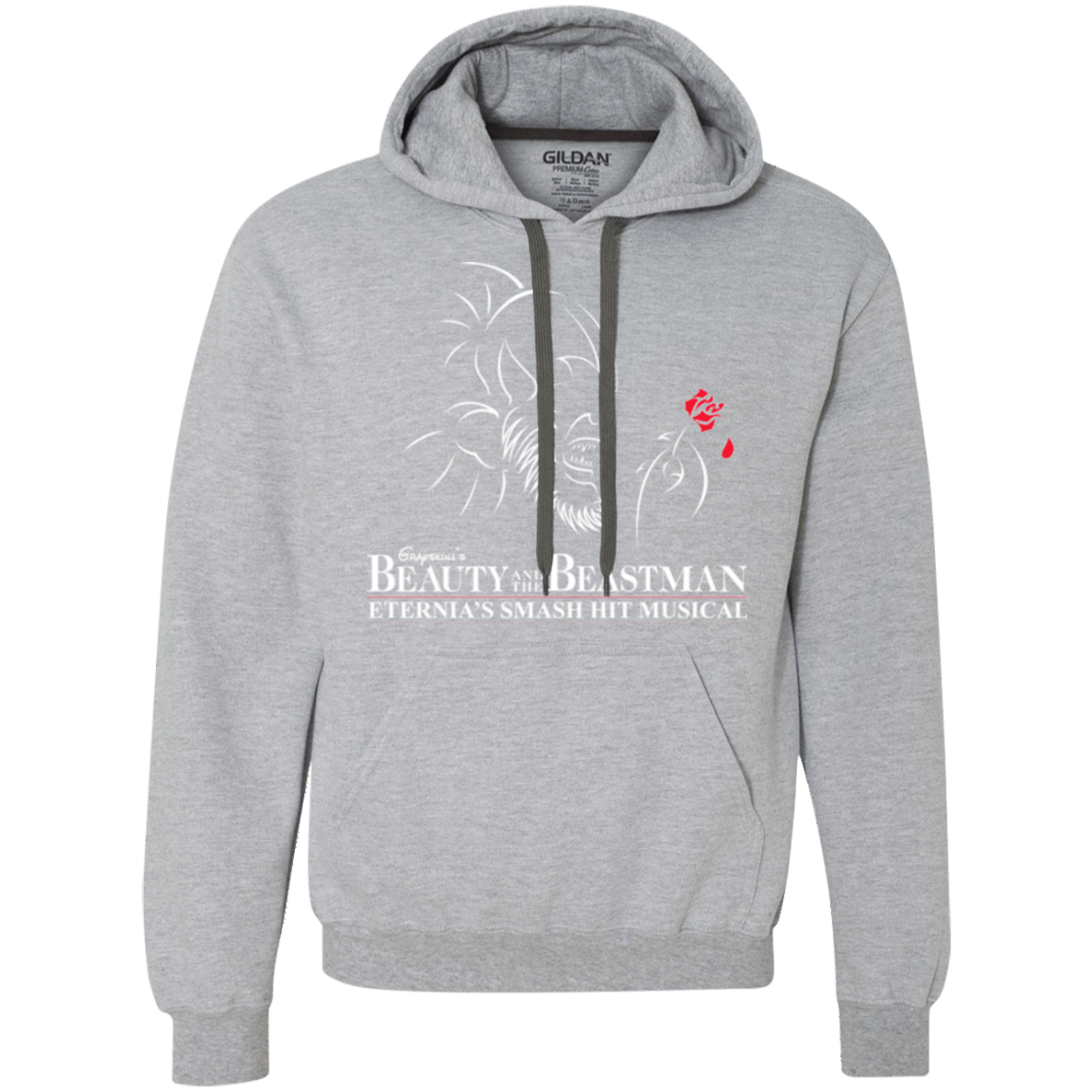 Sweatshirts Sport Grey / Small Beauty and the Beastman Premium Fleece Hoodie