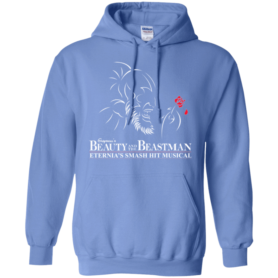 Sweatshirts Carolina Blue / Small Beauty and the Beastman Pullover Hoodie