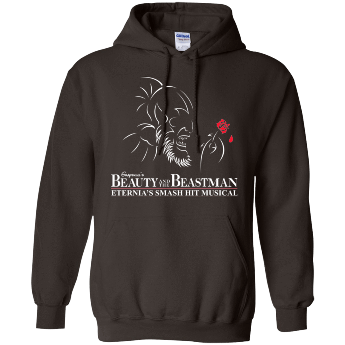 Sweatshirts Dark Chocolate / Small Beauty and the Beastman Pullover Hoodie