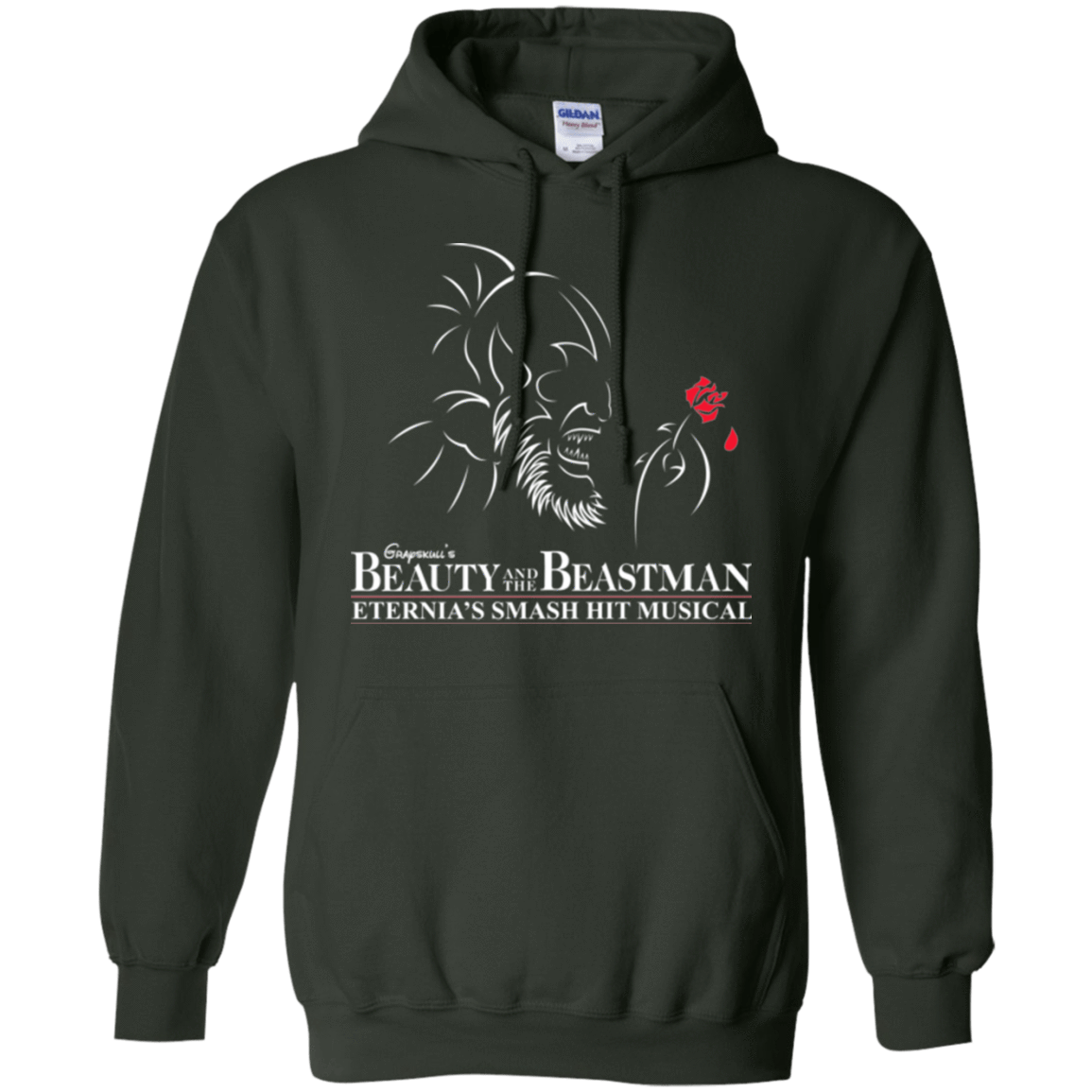 Sweatshirts Forest Green / Small Beauty and the Beastman Pullover Hoodie
