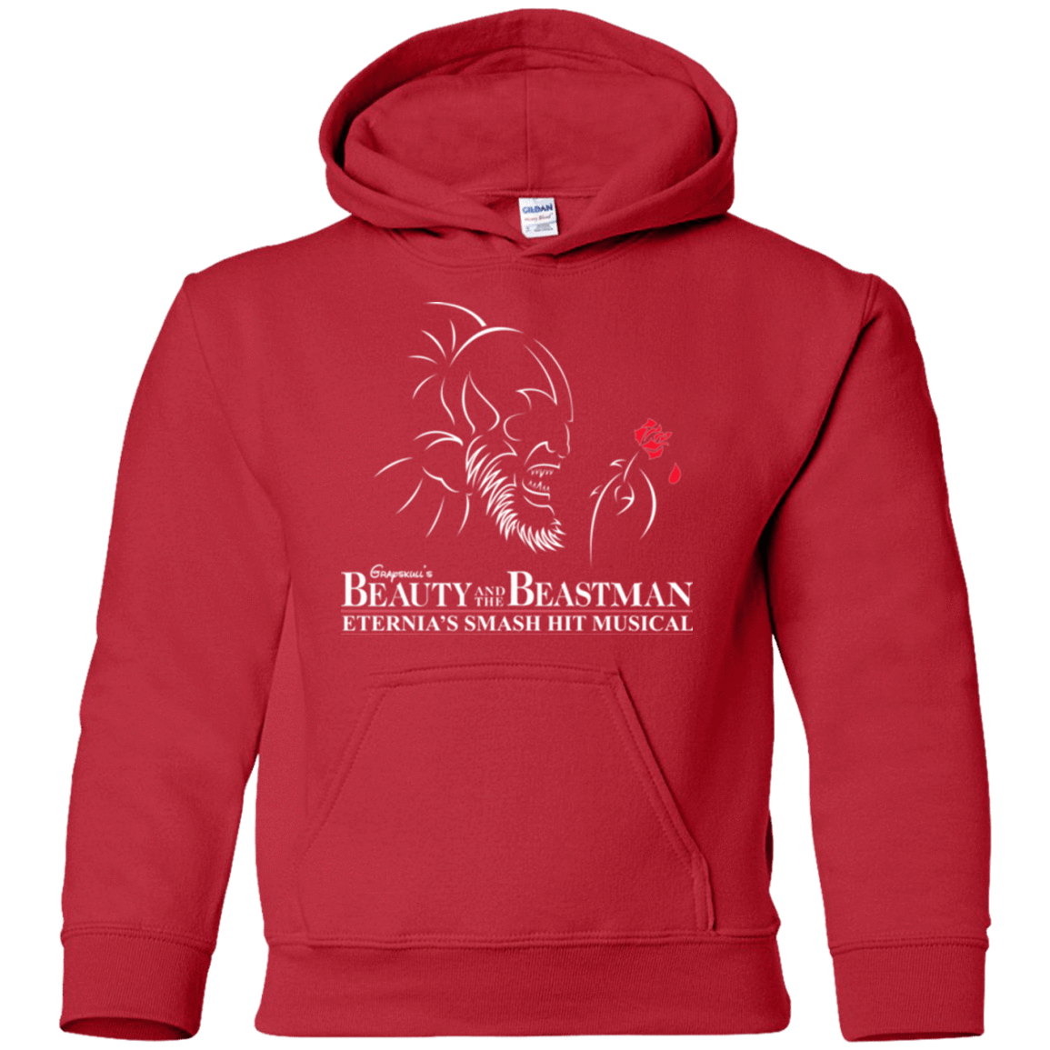 Sweatshirts Red / YS Beauty and the Beastman Youth Hoodie