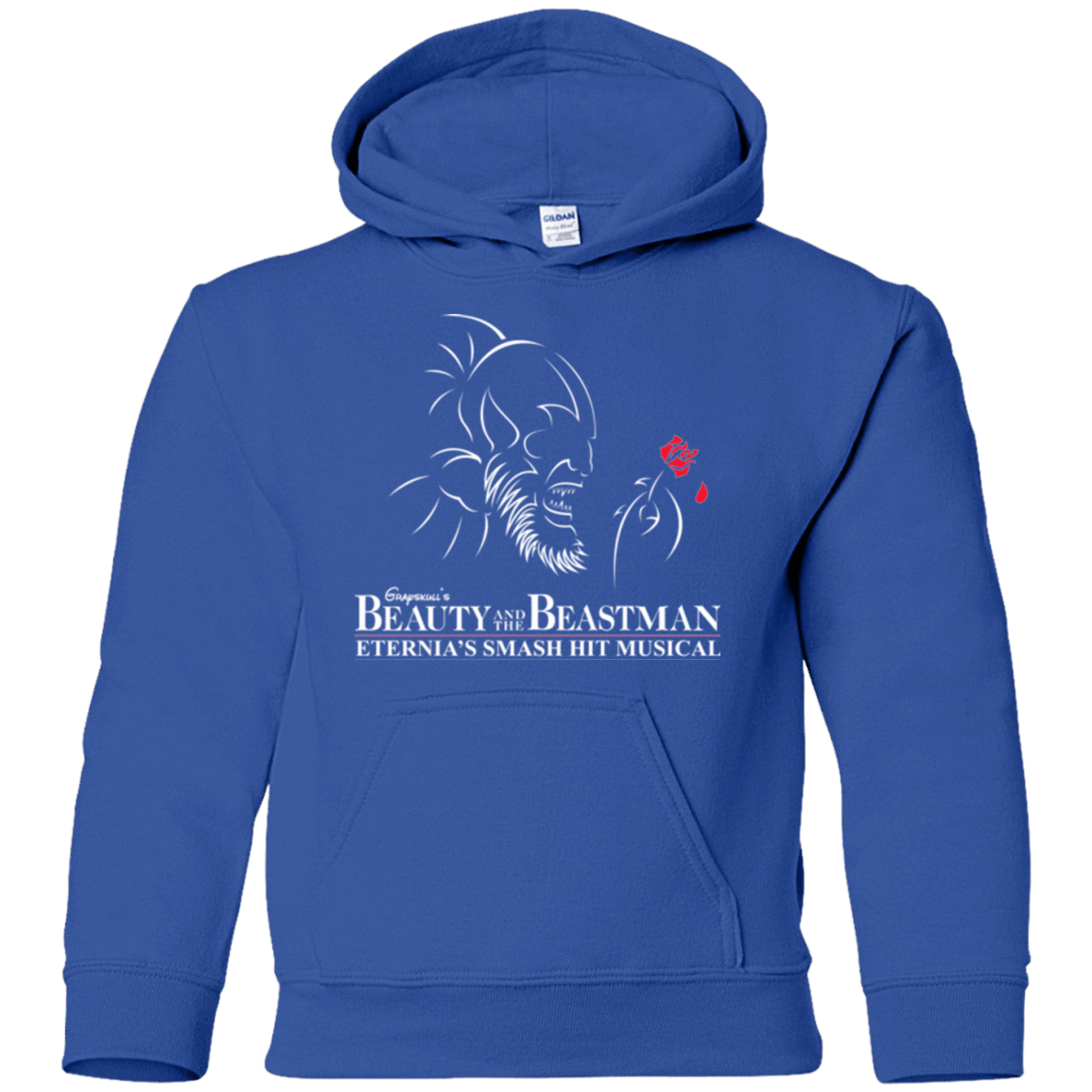 Sweatshirts Royal / YS Beauty and the Beastman Youth Hoodie