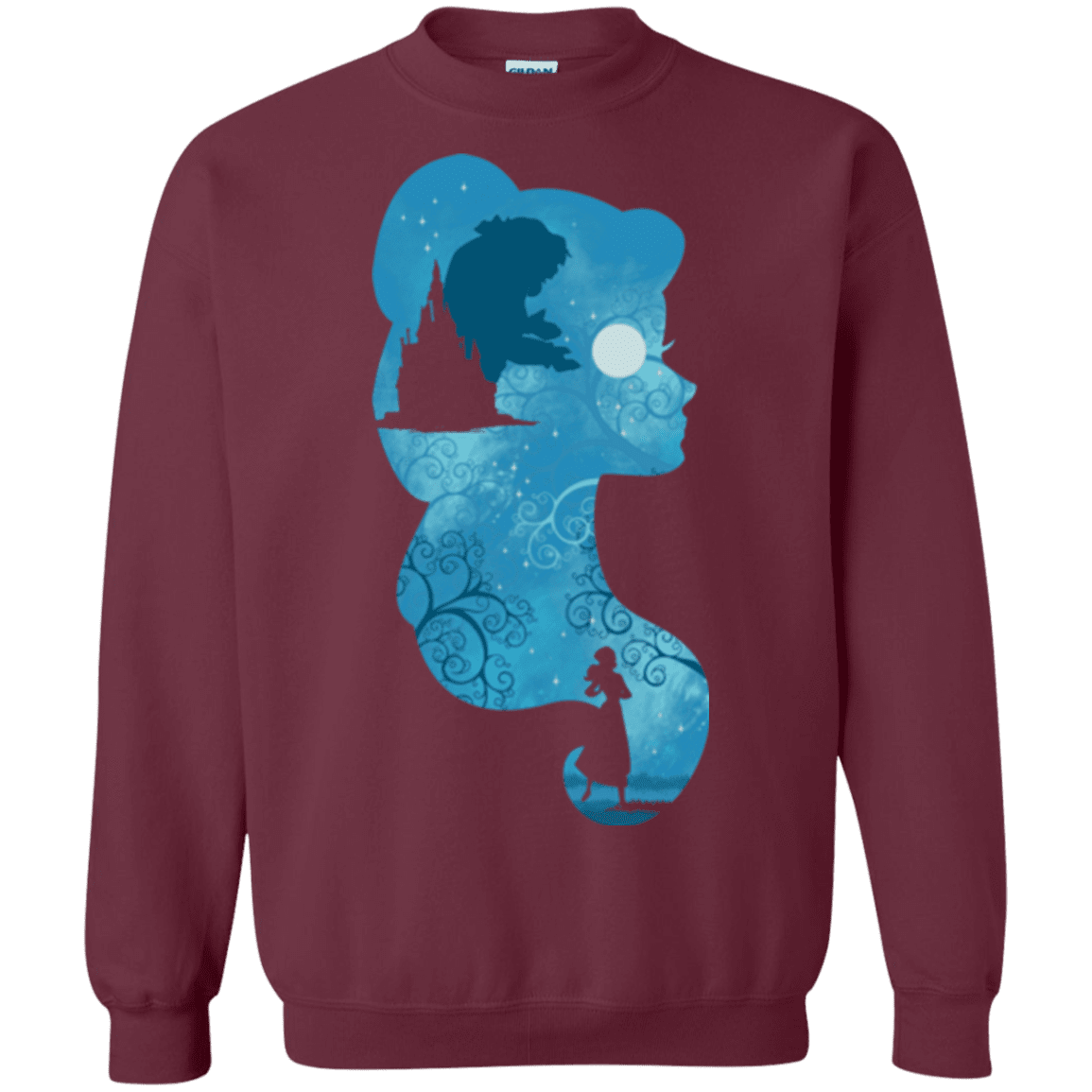 Sweatshirts Maroon / S Beauty Portrait Crewneck Sweatshirt