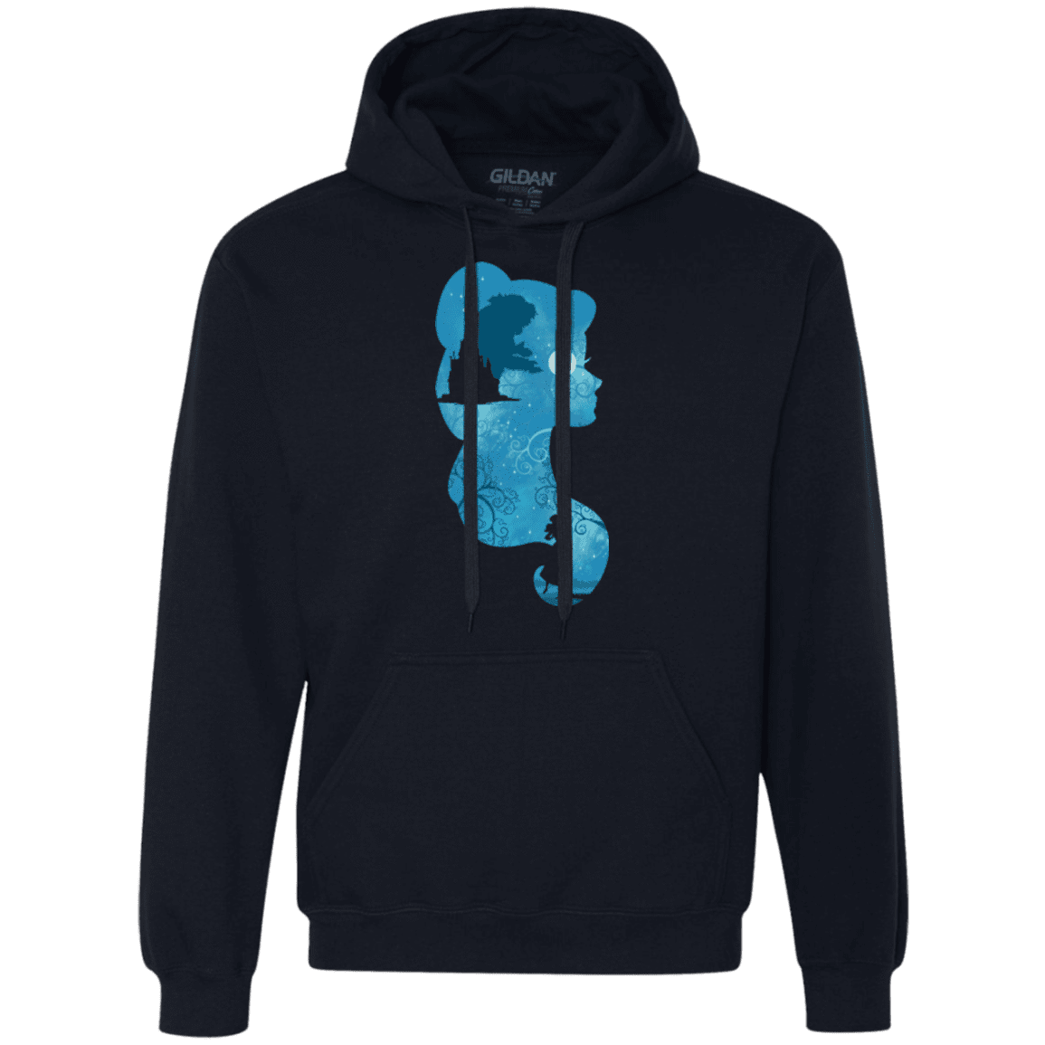 Sweatshirts Navy / S Beauty Portrait Premium Fleece Hoodie