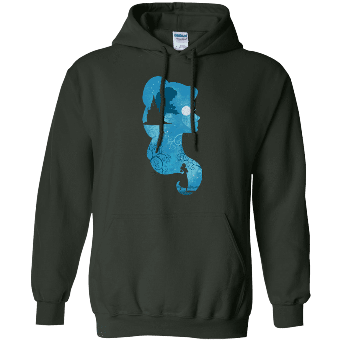 Sweatshirts Forest Green / S Beauty Portrait Pullover Hoodie