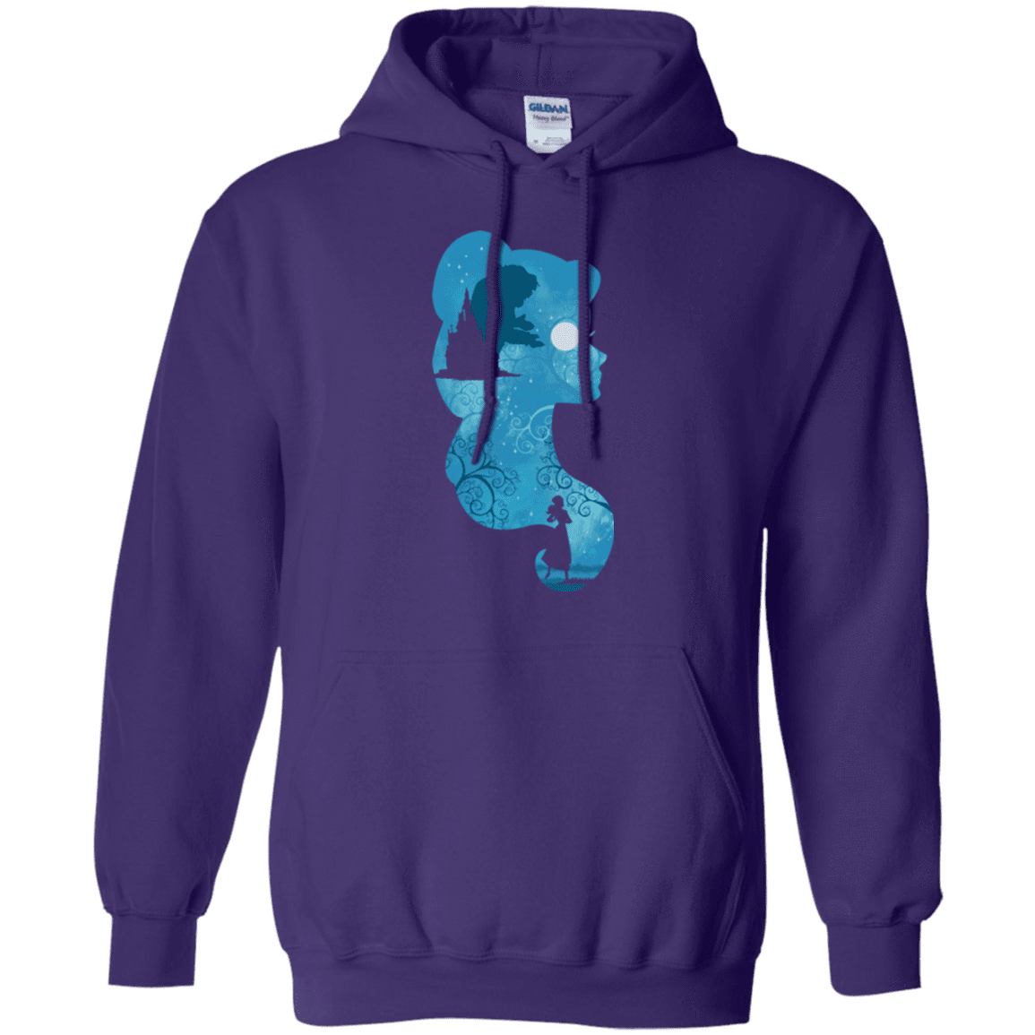 Sweatshirts Purple / S Beauty Portrait Pullover Hoodie