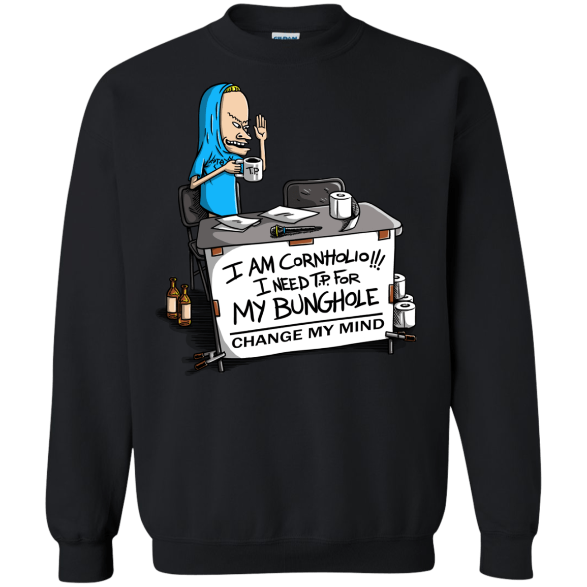 Beavis Change My Mind Crewneck Sweatshirt