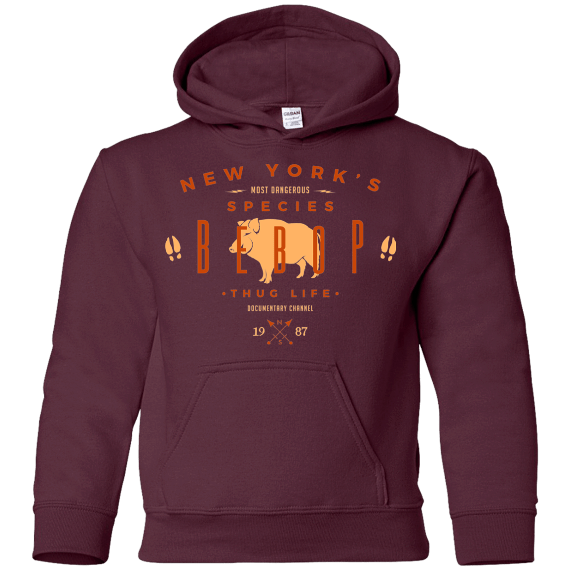 Sweatshirts Maroon / YS BEBOP Youth Hoodie