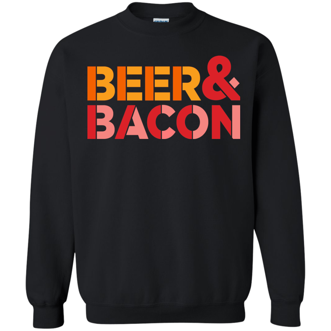 Sweatshirts Black / Small Beer And Bacon Crewneck Sweatshirt