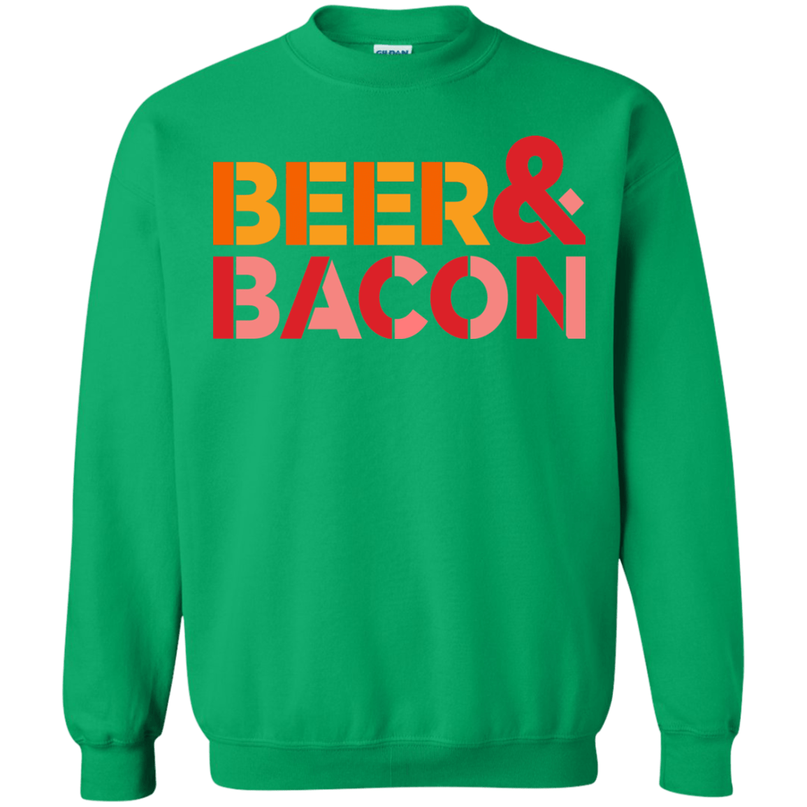 Sweatshirts Irish Green / Small Beer And Bacon Crewneck Sweatshirt