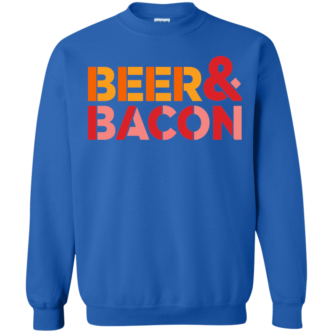 Sweatshirts Royal / Small Beer And Bacon Crewneck Sweatshirt