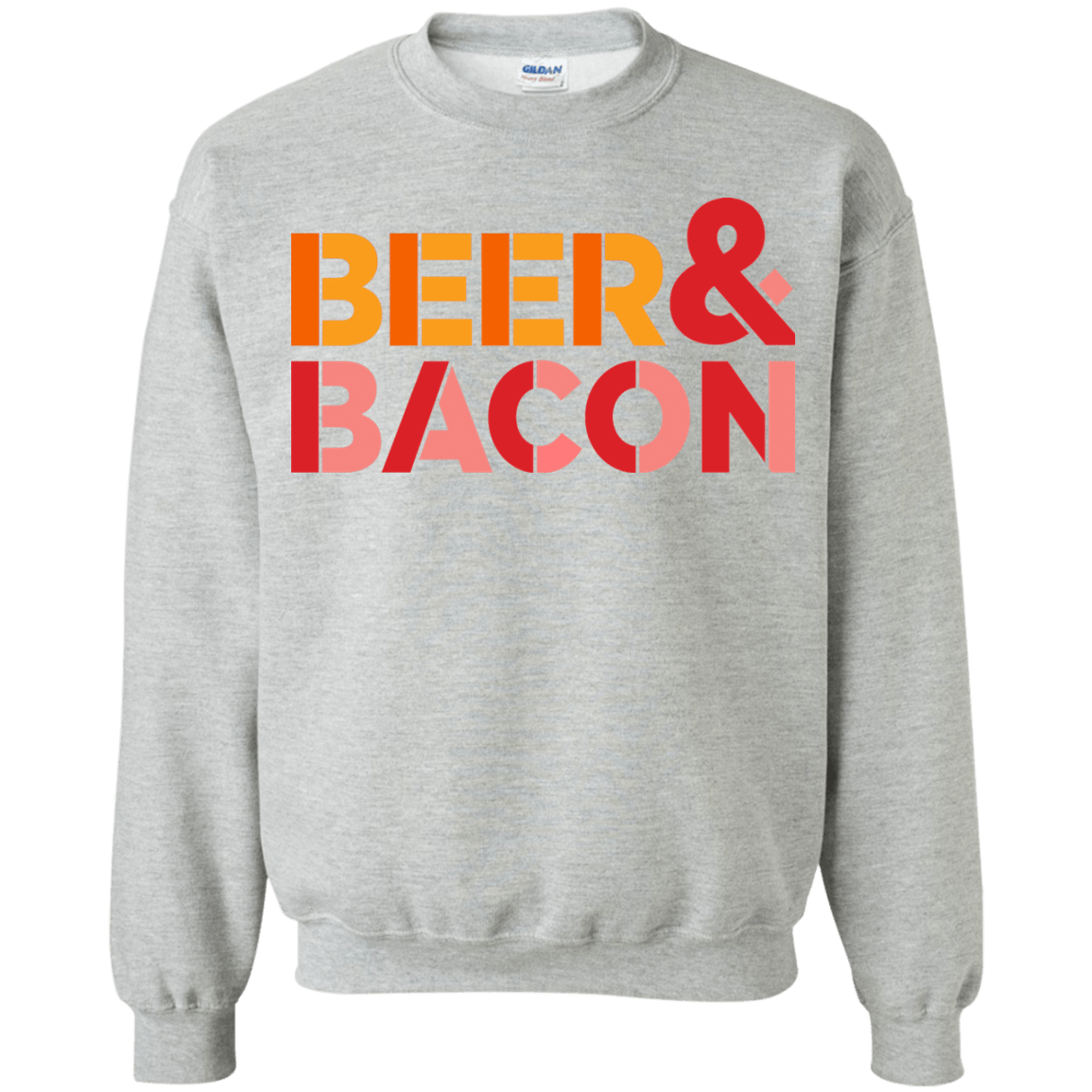 Sweatshirts Sport Grey / Small Beer And Bacon Crewneck Sweatshirt