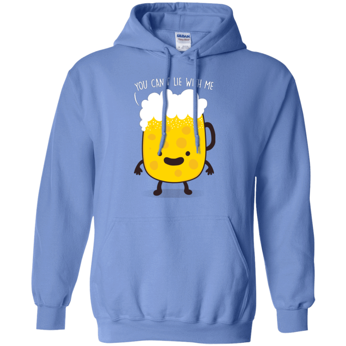Sweatshirts Carolina Blue / Small Beerfull Pullover Hoodie